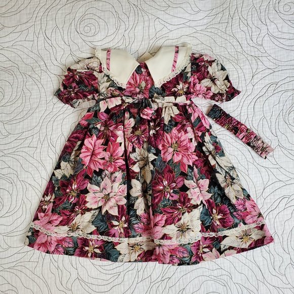 NWT [24M] Formal Floral Dress w/ Headband - Picture 2 of 7